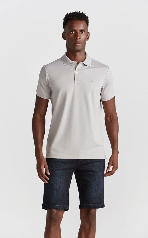 Polo Manga Curta Regular Fideli