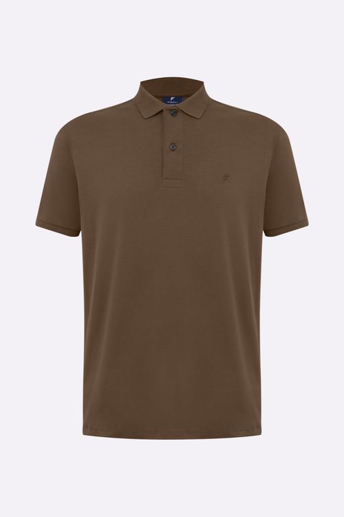 Polo Manga Curta Regular Algodão Pima Essenziale Fideli