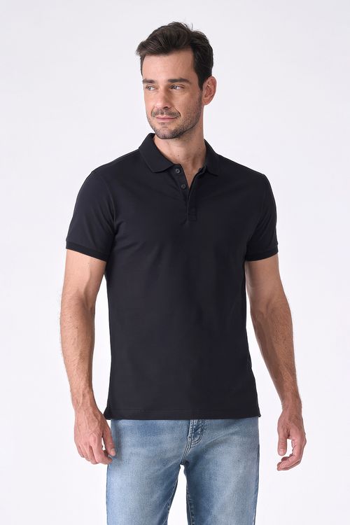 Polo Manga Curta Slim Fideli