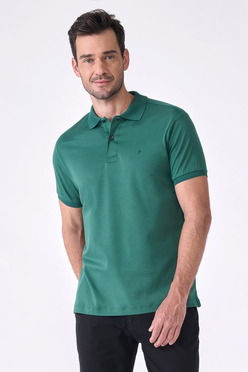 Polo Manga Curta Regular Algodão Pima Essenziale Fideli