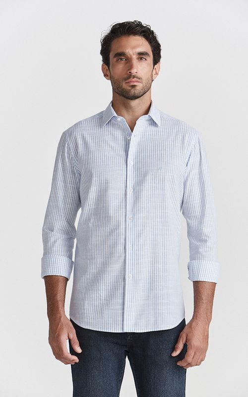 Camisa Casual Manga Longa Regular Listrada Fideli