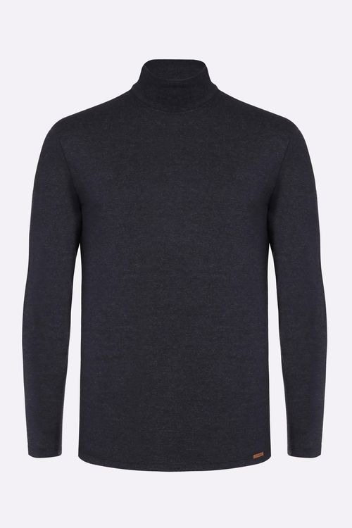 Blusa Manga Longa Regular Gola Alta Fideli