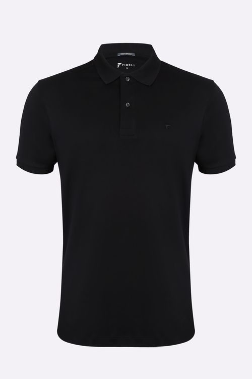 Polo Manga Curta Regular Giorno Essenziale Fideli