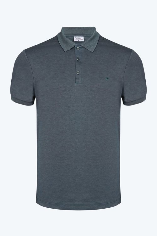 Polo Manga Curta Regular Giorno Fideli