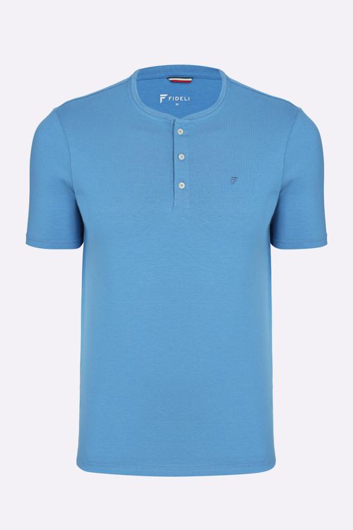 Camiseta Manga Curta Regular Gola Padre Giorno Essenziale Fideli