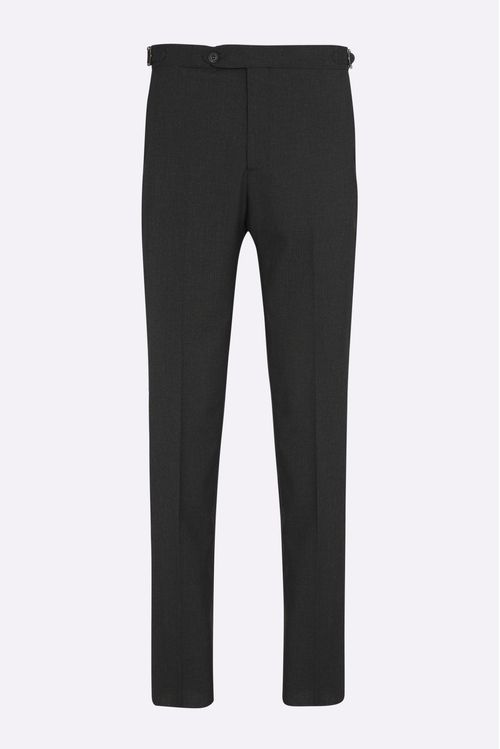 Calça Social Slim Médio Risca de Giz Com Fivela Vestebene