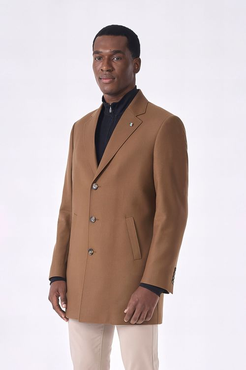 Carcoat Regular Médio Lapela Paletó Fideli
