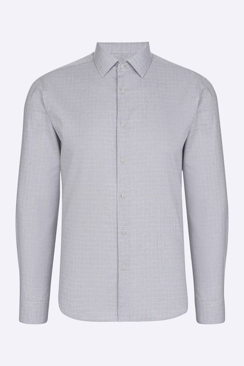Camisa Casual Manga Longa Slim Xadrez Fideli
