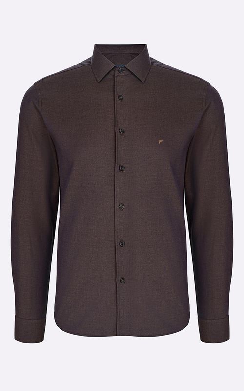 Camisa Casual Manga Longa Regular Fideli