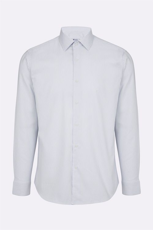 Camisa Casual Manga Longa Regular Estampada Fideli