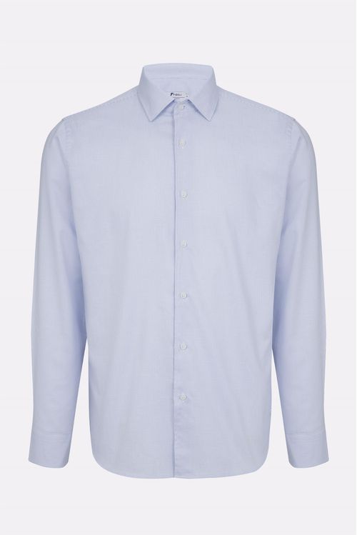Camisa Casual Manga Longa Regular Estampada Fideli