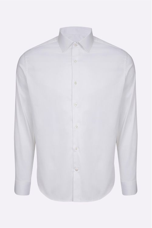 Camisa Social Slim Algodão Fio 60 Stretch Fideli