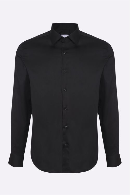 Camisa Social Slim Algodão Fio 60 Stretch Fideli
